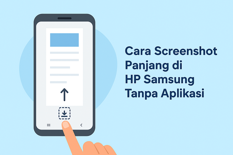cara screenshot panjang di HP Samsung tanpa aplikasi