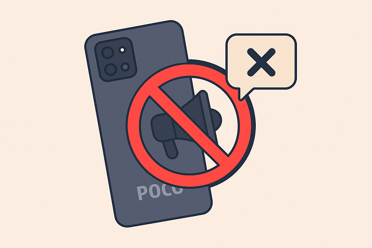 Ilustrasi HP Poco tanpa iklan di aplikasi bawaan, panduan disable iklan MIUI.