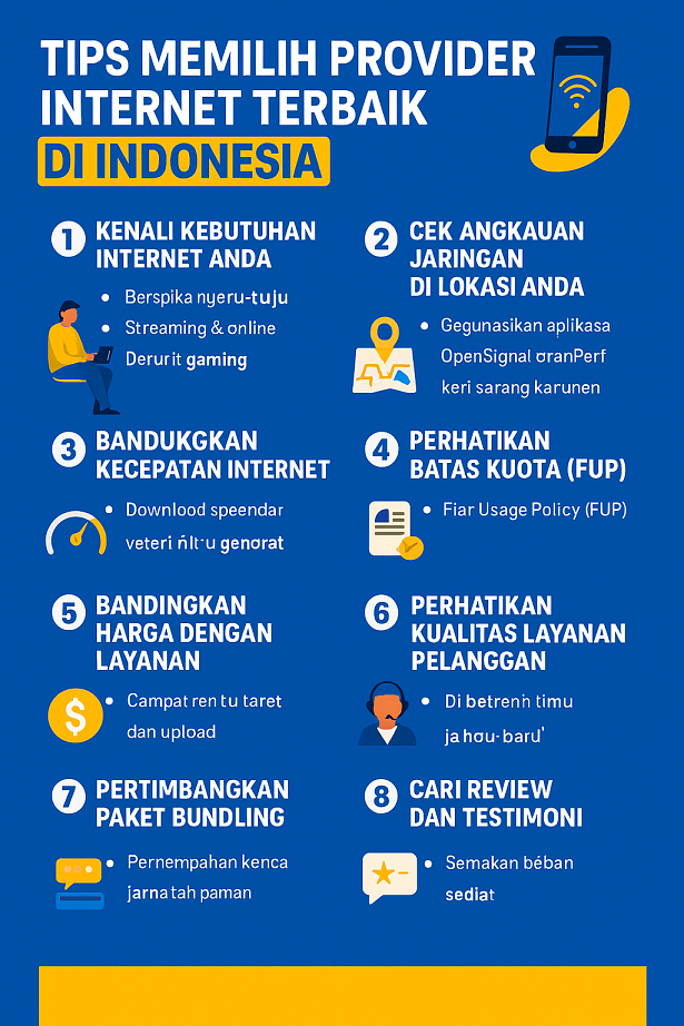 Provider Internet Terbaik di Indonesia