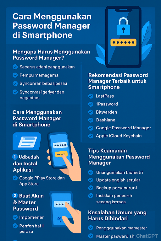 Menggunakan Password Manager