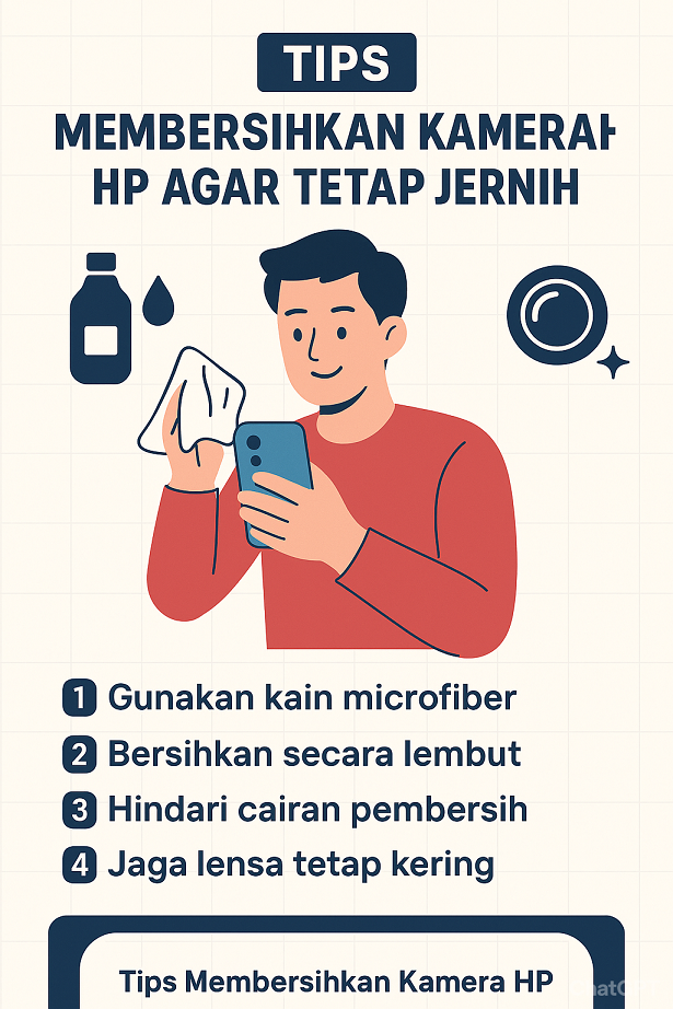 Tips Membersihkan Kamera HP