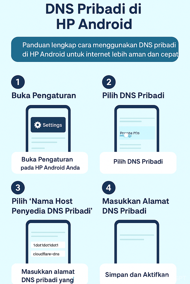 DNS Pribadi di HP Android