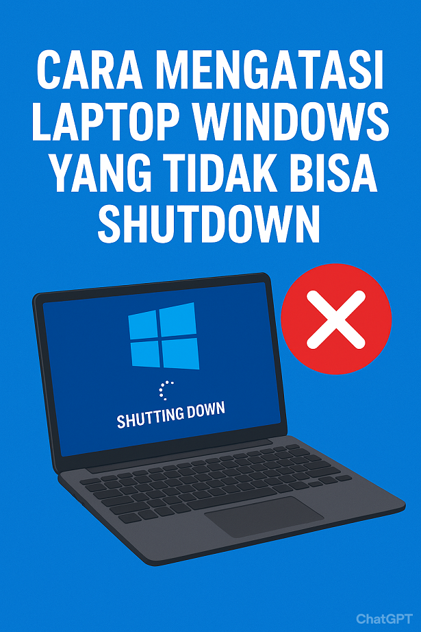 Mengatasi Laptop Windows yang Tidak Bisa Shutdown