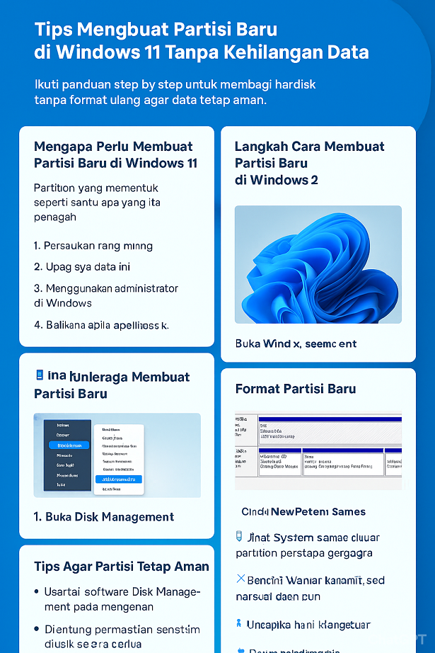 cara membuat partisi baru di Windows 11 tanpa kehilangan data - shrink volume