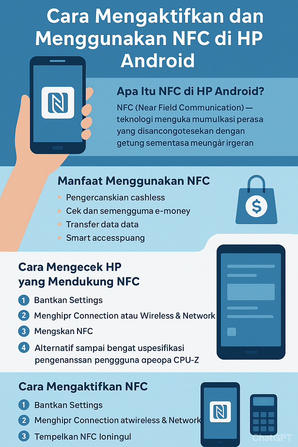 Cara Mengaktifkan dan Menggunakan NFC di HP Android