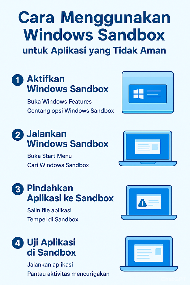 Cara Menggunakan Windows Sandbox untuk Aplikasi yang Tidak Aman