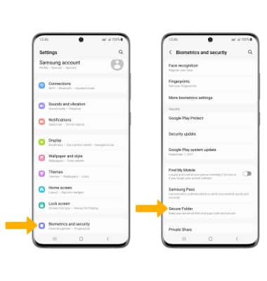 Setup Secure Folder di Samsung