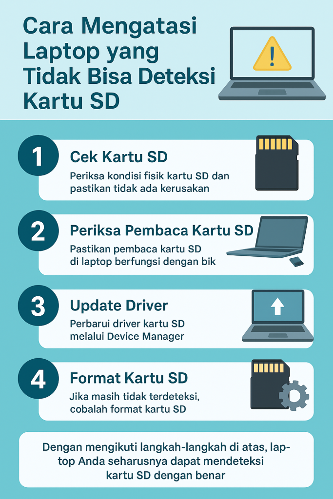 Cara Mengatasi Laptop yang Tidak Bisa Deteksi Kartu SD