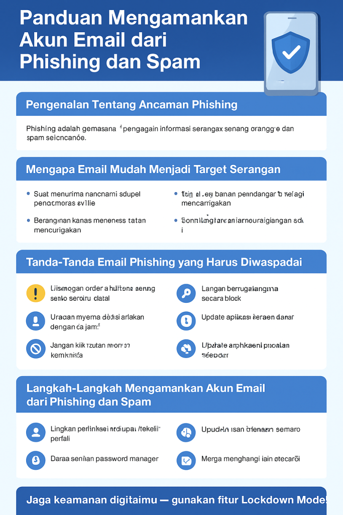 Mengamankan Akun Email dari Phishing dan Spam